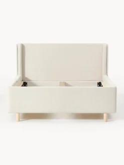 Cama tapizada con espacio de almacenamiento Arche