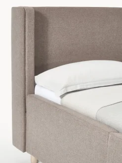 Cama tapizada con espacio de almacenamiento Arche