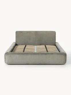 Cama tapizada con espacio de almacenamiento Melva