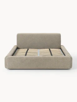 Cama tapizada con espacio de almacenamiento Melva