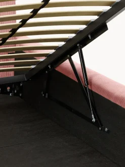 Cama tapizada con espacio de almacenamiento Melva