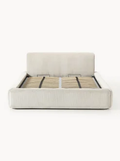 Cama tapizada con espacio de almacenamiento Melva