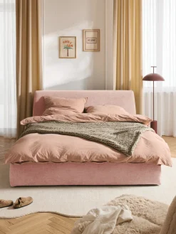 Cama tapizada con espacio de almacenamiento Cloud