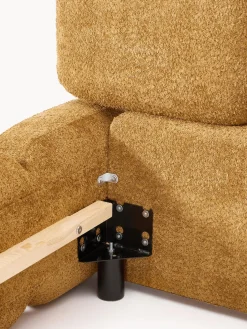 Cama tapizada de borreguillo bouclé Tayla