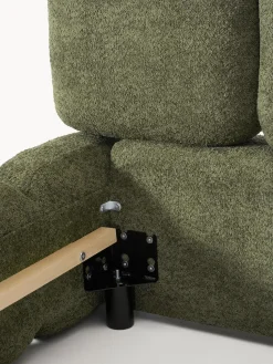 Cama tapizada de borreguillo bouclé Tayla