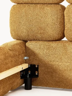 Cama tapizada de borreguillo bouclé Tayla