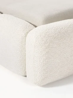 Cama tapizada de borreguillo bouclé Tayla