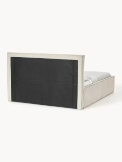 Cama tapizada de pana con espacio de almacenamiento Dream
