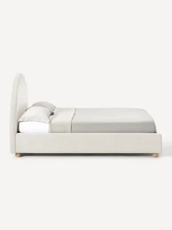 Cama tapizada Ebba, con espacio de almacenamiento