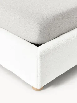 Cama tapizada en borreguillo Ebba