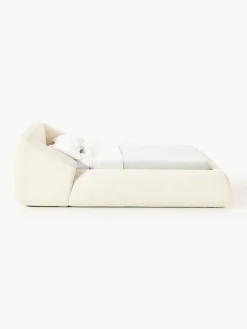 Cama tapizada en borreguillo Sofia