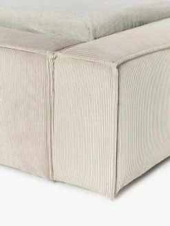 Cama tapizada en pana Lennon