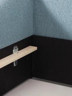 Cama tapizada en tejido bouclé Sofia