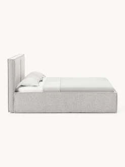 Cama tapizada en tejido bouclé Dream