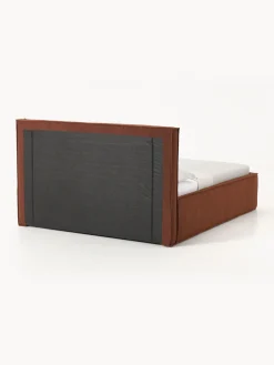 Cama tapizada en tejido bouclé con espacio de almacenamiento Dream