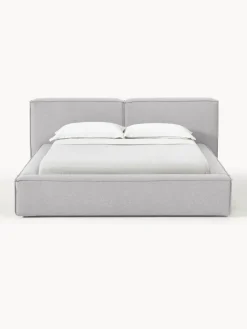 Cama tapizada Lennon, con espacio de almacenamiento