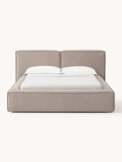 Cama tapizada Lennon, con espacio de almacenamiento