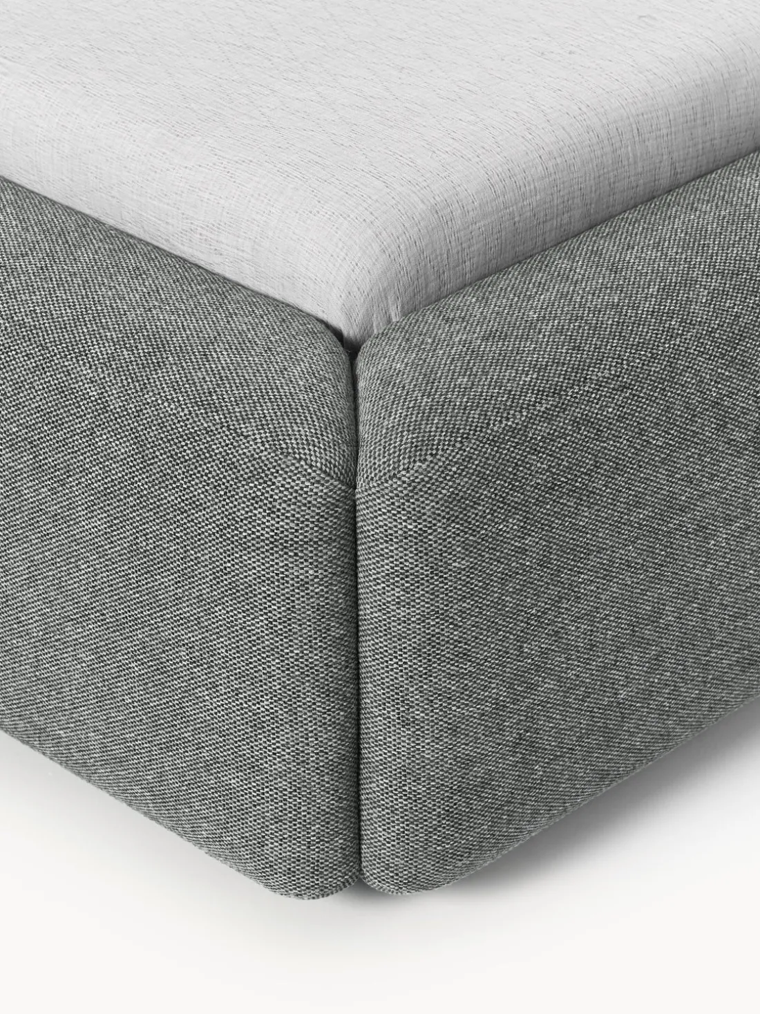 Cama tapizada Melva, con espacio de almacenamiento