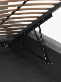 Cama tapizada Melva, con espacio de almacenamiento