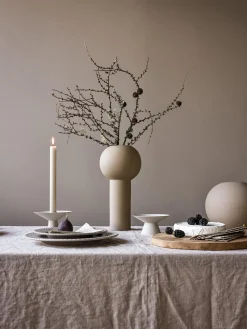 Candelabro de acero inoxidable mate Uma