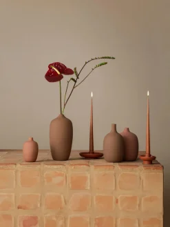 Candelabro de cerámica Vela