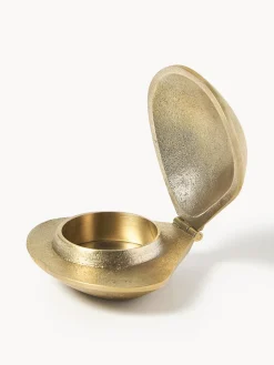 Candelabro de latón Clam