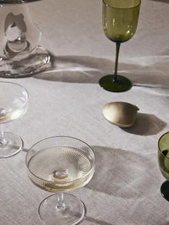 Candelabro de latón Clam