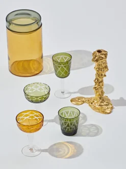 Candelabro de metal Drip