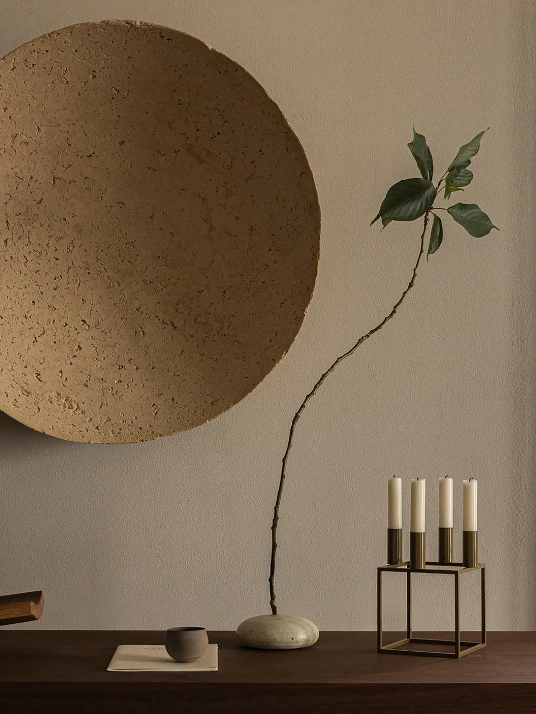 Candelabro de metal Kubus