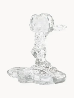 Candelabro de vidrio artesanal Drip