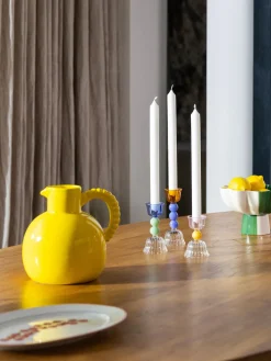 Candelabro de vidrio borosilicato Perle