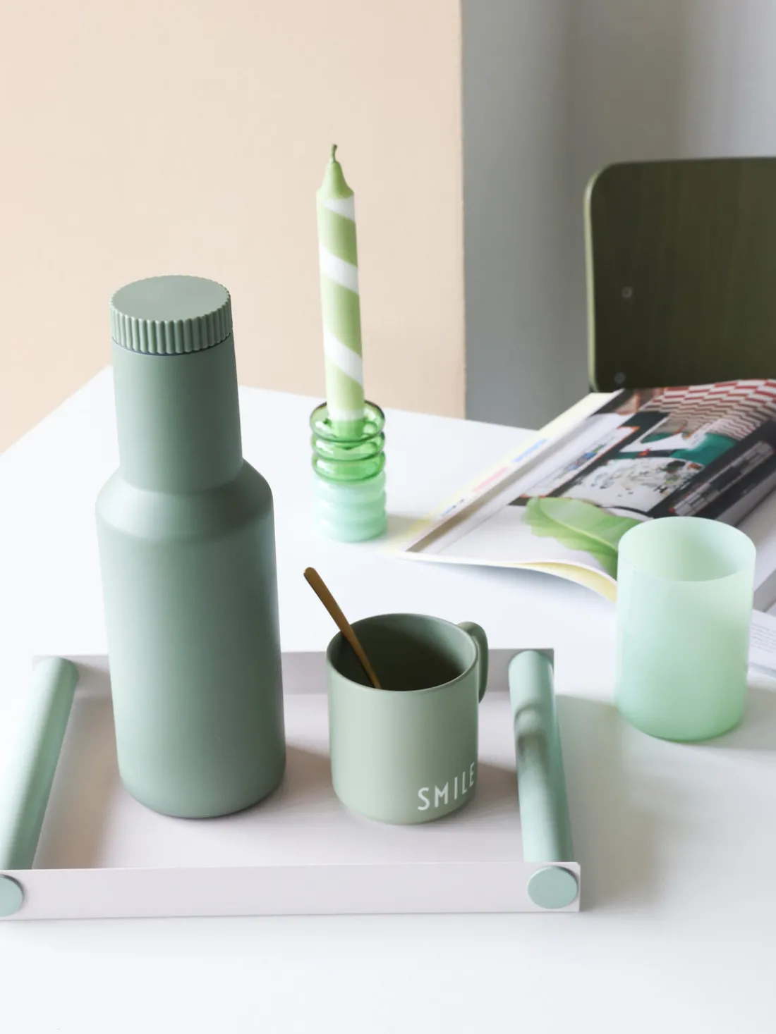 Candelabro de vidrio borosilicato Hoop