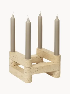 Candelabro modular de travertino Newel