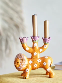 Candelabro pintado a mano Lazar