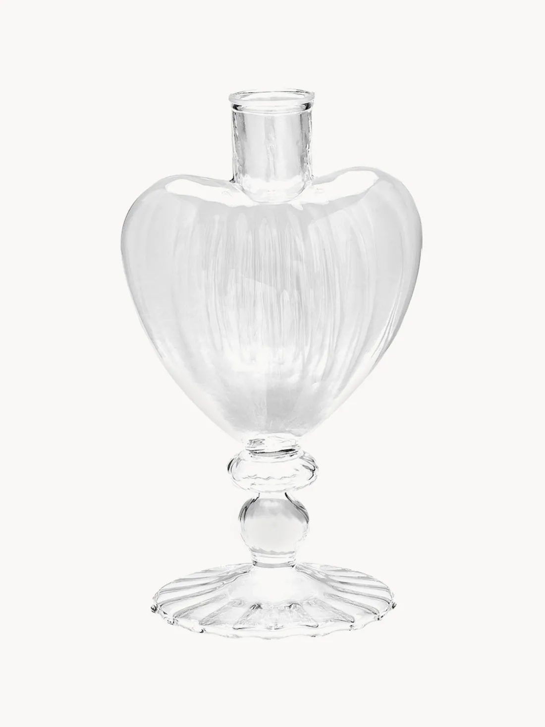 Candelabro soplado de vidrio borosilicato Clair Parfum