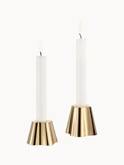 Candelabros de latón Alvar Aalto, 2 uds.