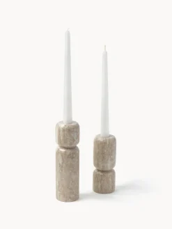 Candelabros de mármol Como, 2 uds.