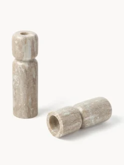 Candelabros de mármol Como, 2 uds.