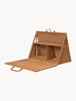 Casa de juegos artesanal de ratán A-house