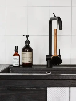 Cepillo lavavajillas de madera de bambú Clean