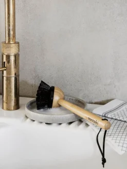Cepillo lavavajillas de madera de bambú Clean