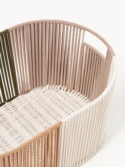 Cesta de ropa artesanal de cuerda Gabe