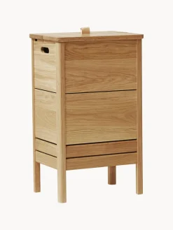 Cesta de ropa de madera de roble A Line