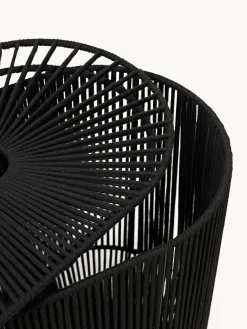 Cesta de ropa doble artesanal de cuerda Gabe