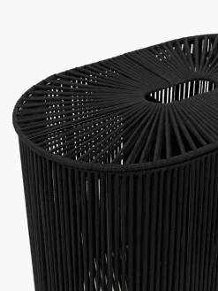 Cesta de ropa doble artesanal de cuerda Gabe