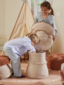 Cesta infantil con cojín Mushroom, 2 uds.
