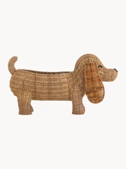 Cesta infantil de ratán Palle en forma de perro