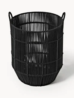 Cestas de ropa artesanales de cuerda, 2 uds.