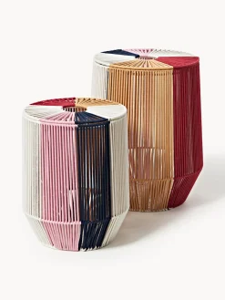 Cestas de ropa artesanales de cuerda Gabe, 2 uds.