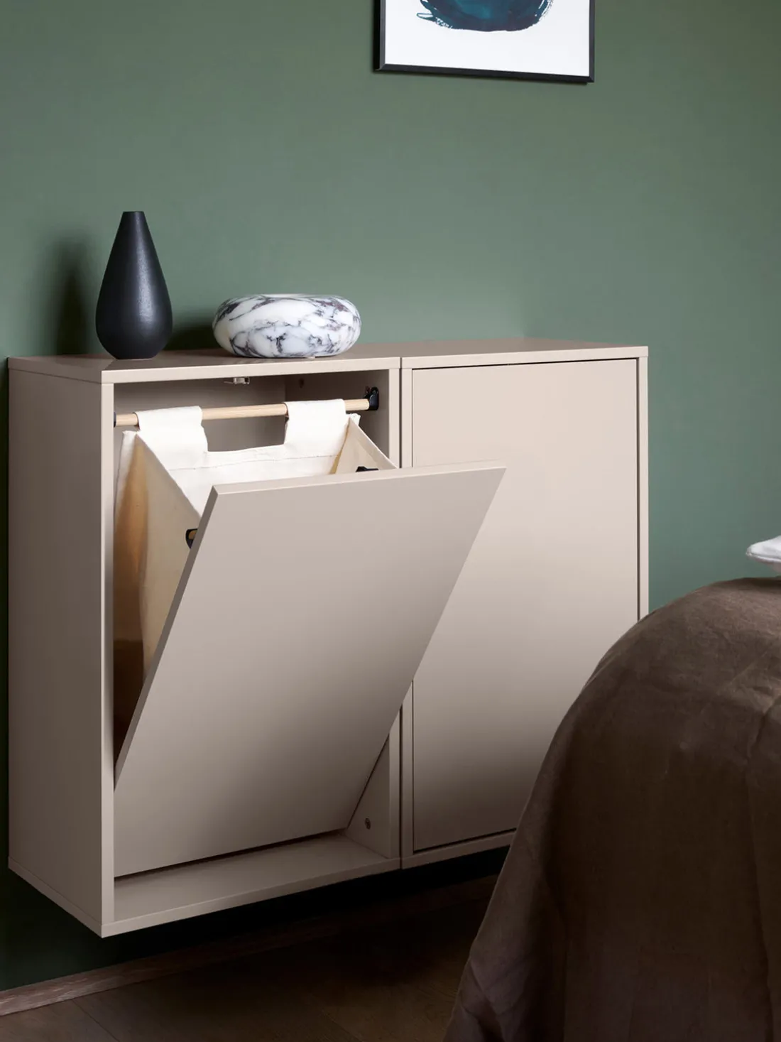 Cesto para la ropa Silver Cloud para colgar